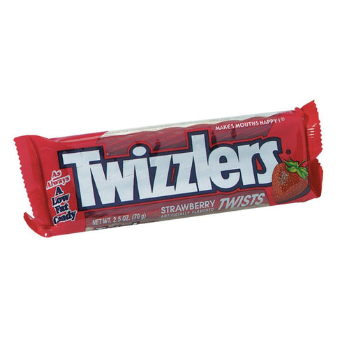 Twizzlers Strawberry 2.5 Oz. Twist Licorice