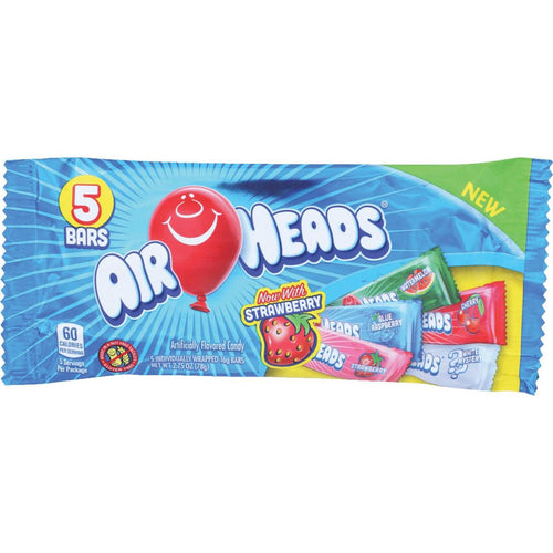 Air Heads Assorted Fruit Flavors 2.75 Oz. Value Pack (5-Count)