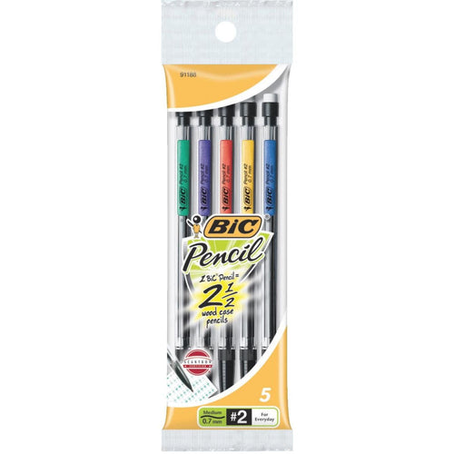 Bic 0.7 mm Refillable Mechanical Pencil (5-Pack)