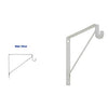 National S822-094 Shelf and Rod Bracket, White