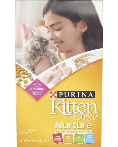 Purina Kitten Chow Dry Cat Food (18-oz Box)