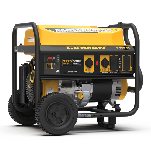 Firman Power Equipment Gas Portable Generator 7125w Recoil Start 120/240v (7125 W)