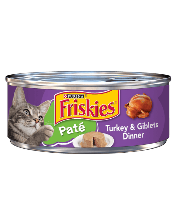 Friskies Paté Turkey & Giblets Dinner Wet Cat Food (13 oz can)