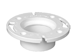 Charlotte Pipe & Foundry PVC 00800 0800HA Pipe Fitting, PVC Closet Flange, 4 x 4-In.