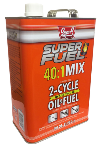 Smittys Supply Super S Superfuel 2-Cycle Oil & Fuel 40:1 Mix 1 Gallon (1 Gallon)