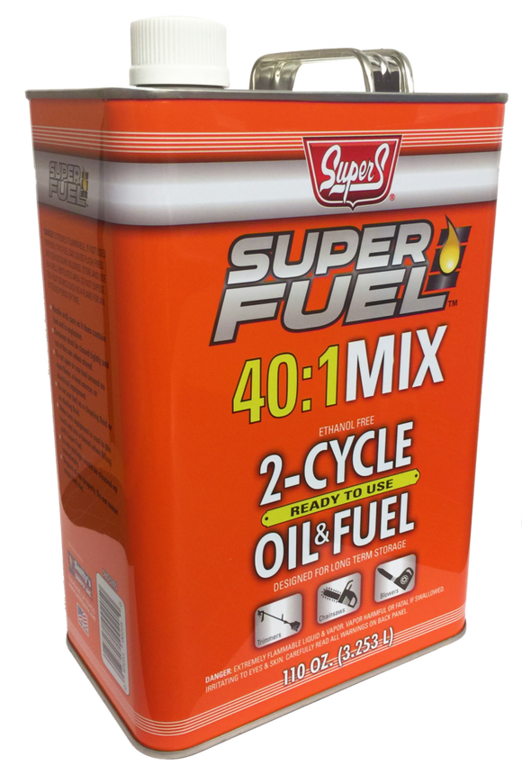 Smittys Supply Super S Superfuel 2-Cycle Oil & Fuel 40:1 Mix 1 Gallon (1 Gallon)