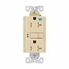 Eaton Cooper Wiring GFCI Receptacle Weather Resistant 20A, 125V Ivory