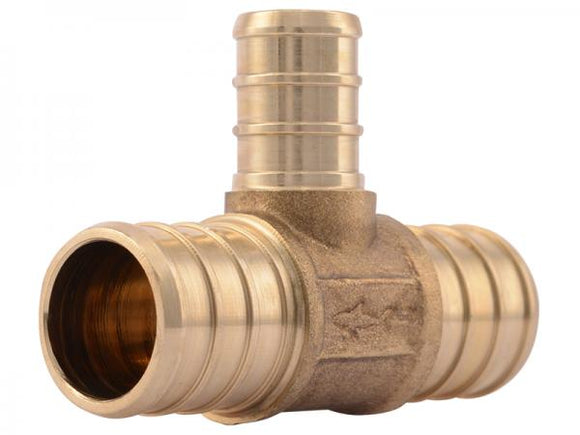 Sharkbite Brass Crimp Reducing Tee 3/4 in. x 3/4 in. x 1/2 in. (3/4 in. x 3/4 in. x 1/2 in.)