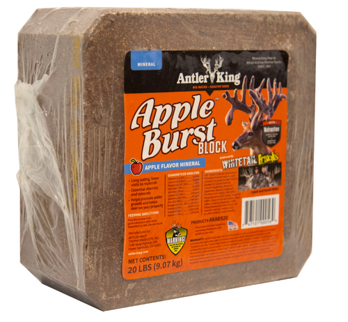 Antler King Apple Burst Mineral Block (20 LB)