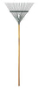 Flexrake Leaf Rake with 48 Wood Handle