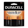 Duracell Coppertop 9V Alkaline Batteries