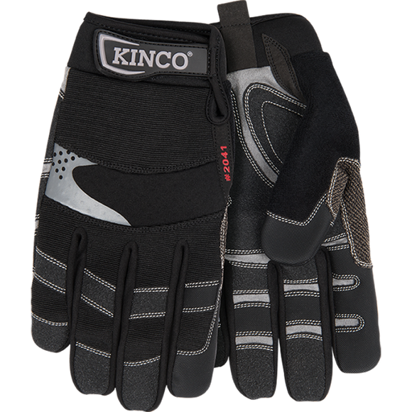 Kinco Kincopro™ General™ Synthetic With Pull-Strap Extra Large, Black (Extra Large, Black)