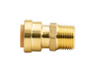 Probite 1” x 1” MNPT Straight Male Adapter Brass (1” x 1”)