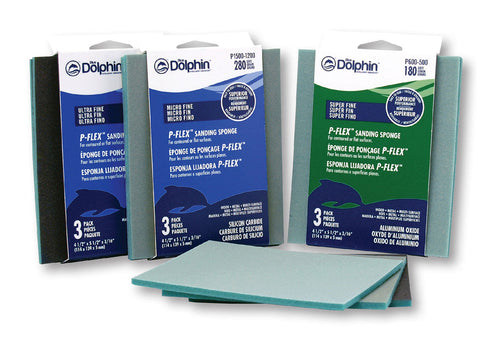 Blue Dolphin P-FLEX™ Sanding Pads 280 Grit 5-1/2” x 4-1/2” (5-1/2” x 4-1/2”)