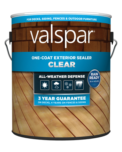 Valspar® One-Coat Clear Exterior Sealer