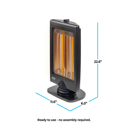 Comfort Zone Oscillating Electric Halogen Radiant Heater