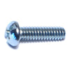 Monster Fastener Zinc Plated Steel Coarse Thread Combo Round Head Machine Screws
