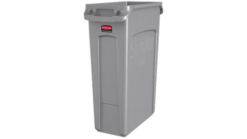 Rubbermaid Vented Slim Jim® 23 Gal Gray (23 Gal)