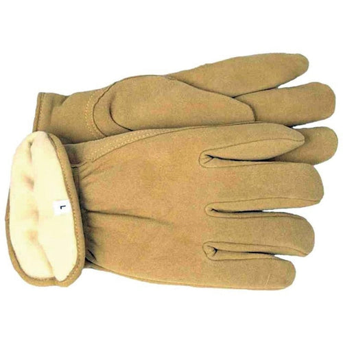 Boss Therm Insulated Split Deerskin Driver Glove (Yellow Jumbo)