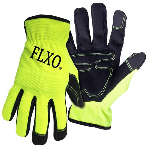 Boss Men's HI-VIS Touchscreen W/Syn Leather Palm Glove