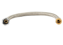 Quick Fitting 1/2” PF x 3/4” FIP, 18” Stainless Steel Braided Water Heater Hose (1/2” x 3/4 x 18)