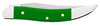 Case Smooth Green Synthetic Small Texas Toothpick (Green Synthetic)