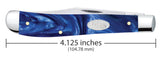 Case Smooth Blue Pearl Kirinite® Slimline Trapper (Blue Pearl Kirinite)